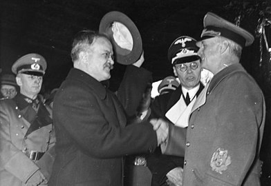 Molotov et Ribbentrop à Berlin en 1940.