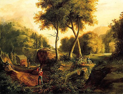 Landscape, Th. Cole (1825)