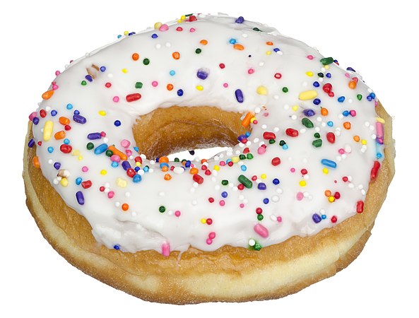 Dunkin' Donuts Vanilla Sprinkled