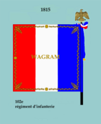 Drapeau modèle de 1815 (revers)