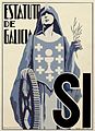 Cartel a prol do Estatuto de Galicia de 1936