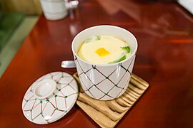 Savory egg custard