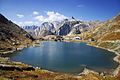 Col du Grand Saint Bernard - View of the Italian side