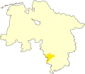 Lage des Landkreises Holzminden in Niedersachsen