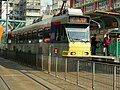 Kawasaki Phase II LRV cab car 1090 and trailer 1205