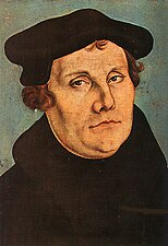 Marteno LUTERO (1483–1546). Lucas Cranach la Maljuna (1529)