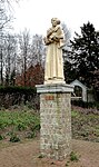 Beeld van Antonius van Padua in park Vaals