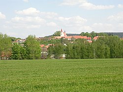 Načeradec shimoli-g'arbdan ko'rinishi