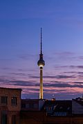 Fernsehturm bei Sonnenuntergang, Berlin