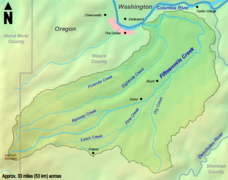 The Fifteenmile Creek watershed