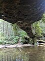 Underside of the Rock Bridge Natural Arch.