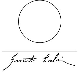 Weergave van Scelsi’s autograaf