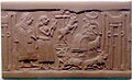 Image 34Domesticated animals on a Sumerian cylinder seal, 2500 BC (from History of agriculture)