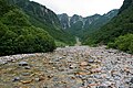 飛騨山脈・槍沢のU字谷