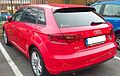 2012 Audi A3 Sportback (pre-restyling), posteriore