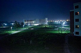 Begum Rokeya University at night