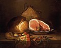 Nature morte au jambon, Újházy Ferenc (en) (1870).