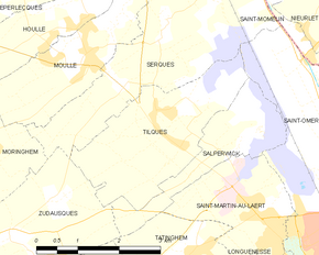 Poziția localității Tilques