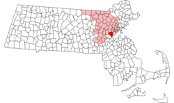 Lokasi di Middlesex County, Massachusetts