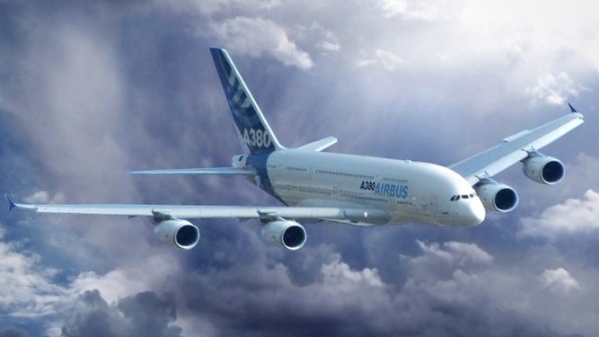 L'Airbus A380, superjumbo desenvolupat per Airbus