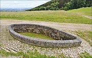 Bibracte oppidum, monumental basin