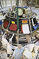 EFT-1 Orion back shell tile installation, September 2014