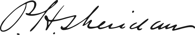 File:Signature of Philip Henry Sheridan.svg