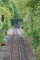 Deutsch: Gleise über das Willinger Viadukt der Bahnstrecke Wabern–Brilon-Wald.