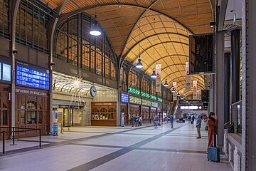 Wrocław Główny central railway station