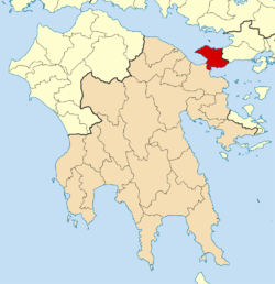 Region Loutrakiou-Agion Theodoron