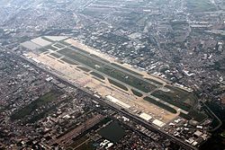Aerial view of Don Mueang International Airport