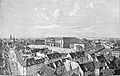 Christiansborg Palace seen from Nikolaj Church, undated