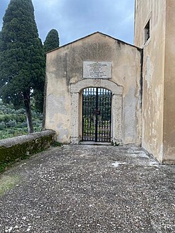 Entrance of the Basilica of St. Peter Alli Marmi.