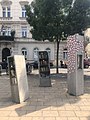 Pomnik poświęcony pamięci Josefa Kohouta (Heinza Hegera) na Zimmermannplatz 1 w Wiedniu