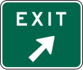 Exit sign