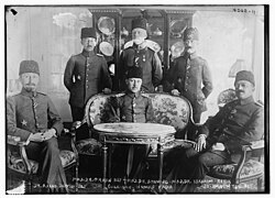 Maj. Dr. Orhan Bey, Maj. Dr. Bruning, Maj. Dr. Ibrahim Refik, Dr. Assaf Dervish Bey, Suleiman Numan Pacha, Dr. Ibrahim Tau Bey LOC 14812952738.jpg