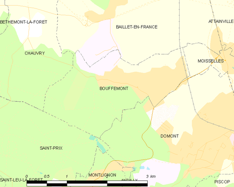 Carte de la commune.