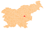 The location of the Municipality of Radeče