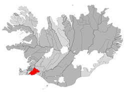 Location of the Municipality of Ölfus