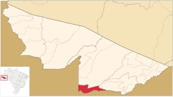 Location of municipality in Acre State