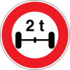 Weight limit on one axle