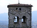 La sommità del campanile