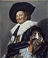 Dette portrettet fra 1624 er kjent som Den smilende (eller leende) kavaleren. Det er usikkert hvem mannen er, men Pieter Bosman har foreslått at det er et portrett av hollenderen Tieleman Roosterman, som handlet med stoffer. Frans Hals har med sikkerhet malt minst ett annet portrett av Roosterman, i 1634.