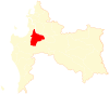 Location of Santa Juana commune in the Bío Bío Region