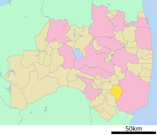 古殿町位置図