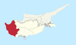 Distretto di Pafo Distretto di Paphos – Localizzazione