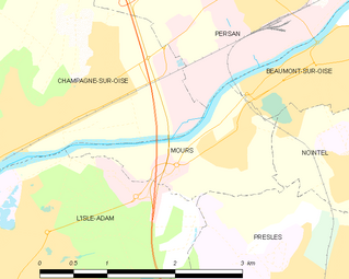 Carte de la commune.