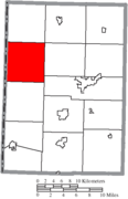 Map of Mercer County Ohio Highlighting Liberty Township.png