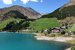 Vernagt mit Tisenhof und Stausee