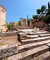 Steps leading to the Agoranomeion next to Tower of the Winds